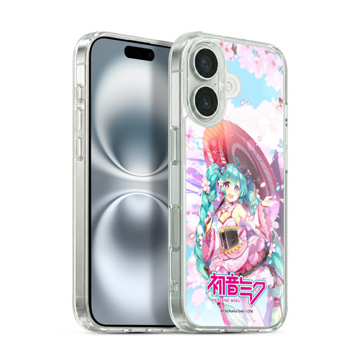 Hatsune Miku Graphics Sakura Soft Gel Case for Apple iPhone 16 & MagSafe