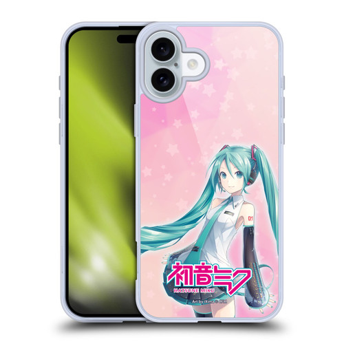 Hatsune Miku Graphics Star Soft Gel Case for Apple iPhone 16 Plus