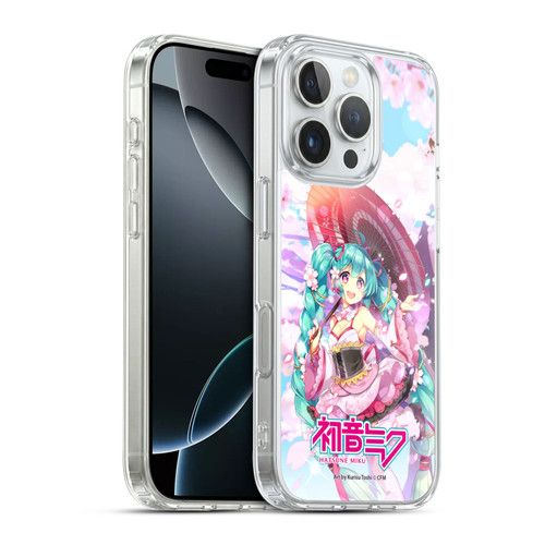 Hatsune Miku Graphics Sakura Soft Gel Case for Apple iPhone 16 Pro & MagSafe