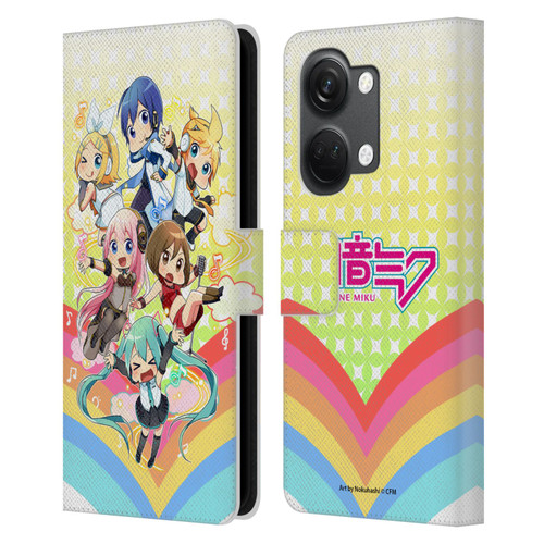 Hatsune Miku Virtual Singers Rainbow Leather Book Wallet Case Cover For OnePlus Nord 3 5G