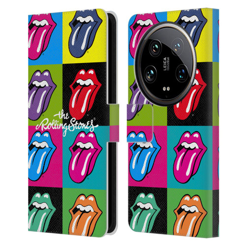 The Rolling Stones Licks Collection Pop Art 1 Leather Book Wallet Case Cover For Xiaomi 14 Ultra