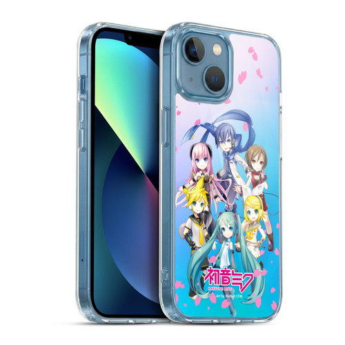 Hatsune Miku Virtual Singers Sakura Soft Gel Case for Apple iPhone 13 Mini & MagSafe