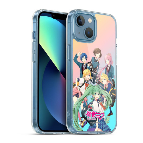 Hatsune Miku Virtual Singers High School Soft Gel Case for Apple iPhone 13 Mini