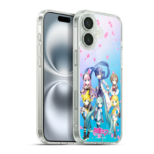 Hatsune Miku Virtual Singers Sakura Soft Gel Case for Apple iPhone 16 Plus