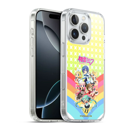 Hatsune Miku Virtual Singers Rainbow Soft Gel Case for Apple iPhone 16 Pro