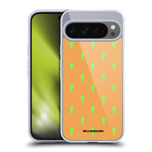 Billie Eilish Key Art Blohsh Pattern Soft Gel Case for Google Pixel 9 Pro XL