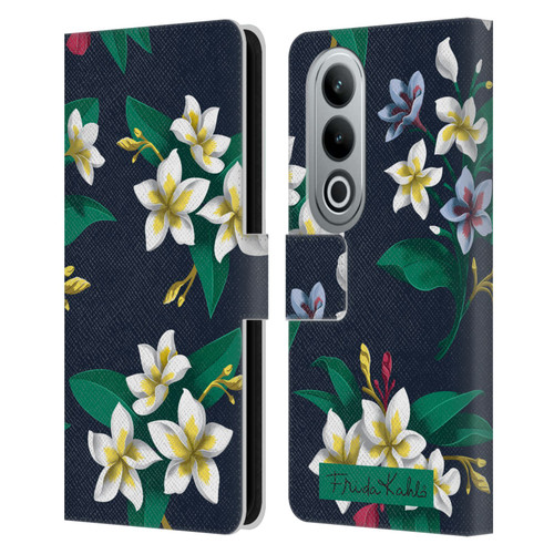 Frida Kahlo Flowers Plumeria Leather Book Wallet Case Cover For OPPO OnePlus Ace 3V 5G