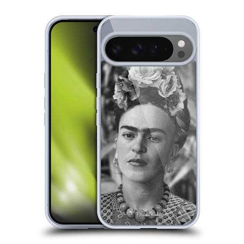 Frida Kahlo Portraits And Quotes Floral Headdress Soft Gel Case for Google Pixel 9 Pro XL