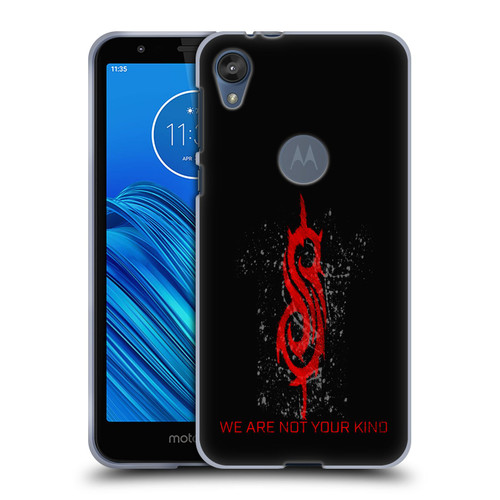 Slipknot We Are Not Your Kind Red Distressed Look Soft Gel Case for Motorola Moto E6
