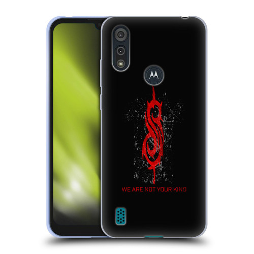 Slipknot We Are Not Your Kind Red Distressed Look Soft Gel Case for Motorola Moto E6s (2020)