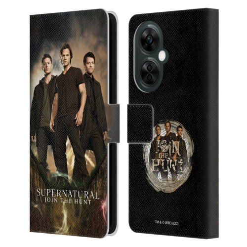Supernatural Key Art Sam, Dean & Castiel 2 Leather Book Wallet Case Cover For OnePlus Nord CE 3 Lite 5G