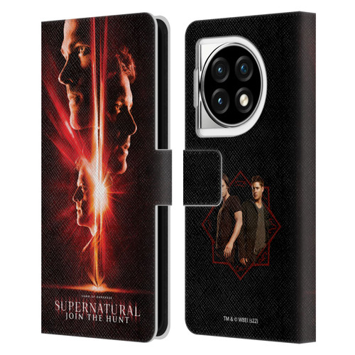 Supernatural Key Art Sam, Dean & Castiel Leather Book Wallet Case Cover For OPPO OnePlus Ace 3 5G