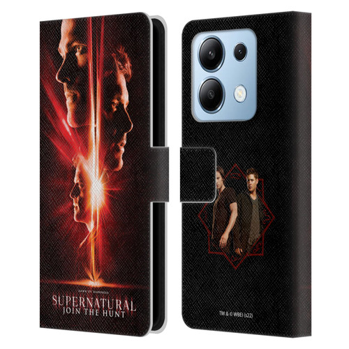 Supernatural Key Art Sam, Dean & Castiel Leather Book Wallet Case Cover For Xiaomi Redmi Note 13/13 Pro 5G