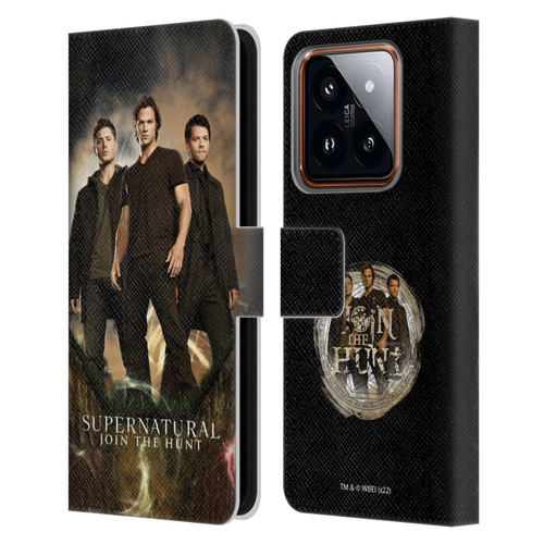Supernatural Key Art Sam, Dean & Castiel 2 Leather Book Wallet Case Cover For Xiaomi 14