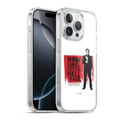 Supernatural Graphic Sam, Dean & Castiel Soft Gel Case for Apple iPhone 16 Pro & MagSafe