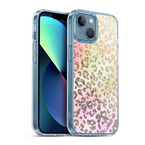 Monika Strigel Dreamland Gold Leopard Soft Gel Case for Apple iPhone 13 Mini & MagSafe