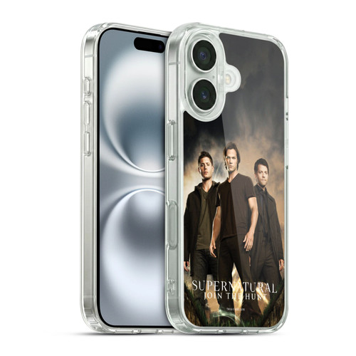 Supernatural Key Art Sam, Dean & Castiel 2 Soft Gel Case for Apple iPhone 16 & MagSafe