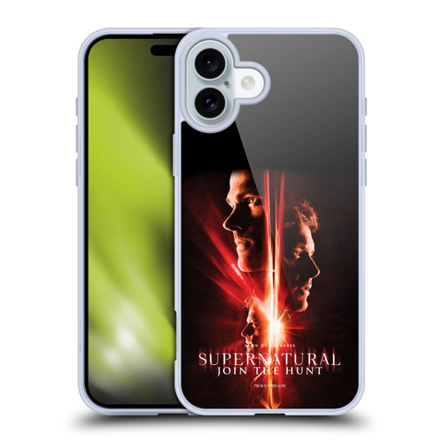 Supernatural Key Art Sam, Dean & Castiel Soft Gel Case for Apple iPhone 16 Plus & MagSafe