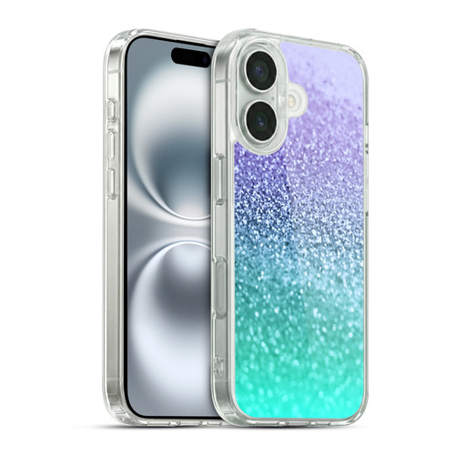 Monika Strigel Glitter Collection Lavender Soft Gel Case for Apple iPhone 16 & MagSafe