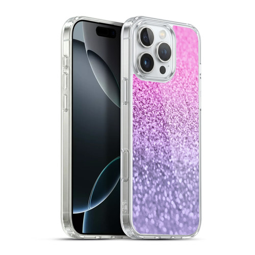 Monika Strigel Glitter Collection Lavender Pink Soft Gel Case for Apple iPhone 16 Pro Max & MagSafe