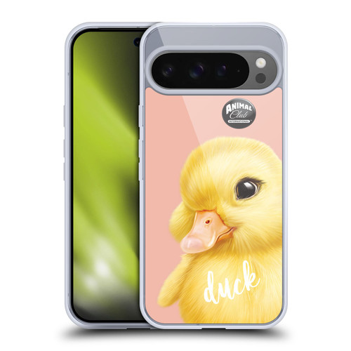 Animal Club International Faces Duck Soft Gel Case for Google Pixel 9 Pro XL