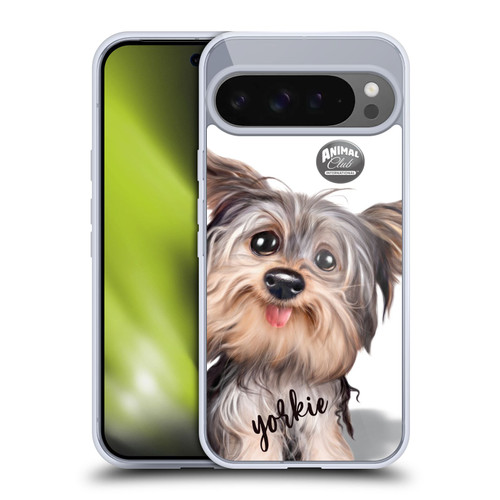 Animal Club International Faces Yorkie Soft Gel Case for Google Pixel 9 Pro XL