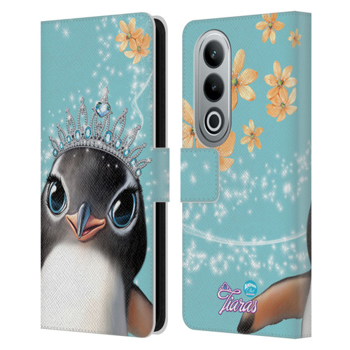 Animal Club International Royal Faces Penguin Leather Book Wallet Case Cover For OPPO OnePlus Ace 3V 5G