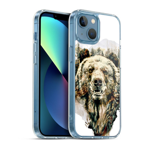 Riza Peker Animals Bear Soft Gel Case for Apple iPhone 13 Mini