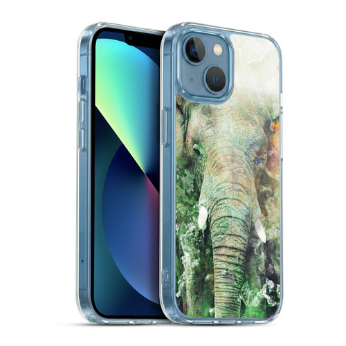 Riza Peker Animals Elephant Soft Gel Case for Apple iPhone 13 Mini