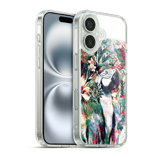 Riza Peker Animals Parrot Soft Gel Case for Apple iPhone 16