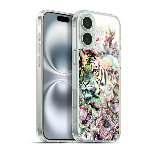 Riza Peker Animals Tiger Soft Gel Case for Apple iPhone 16 Plus