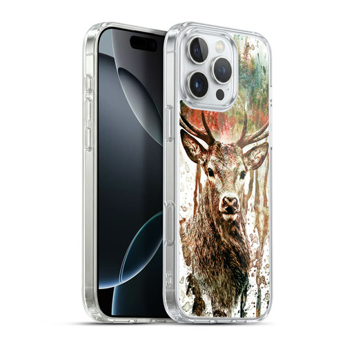 Riza Peker Animals Deer Soft Gel Case for Apple iPhone 16 Pro Max