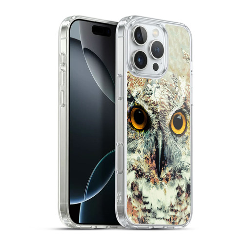 Riza Peker Animals Owl II Soft Gel Case for Apple iPhone 16 Pro Max