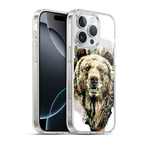 Riza Peker Animals Bear Soft Gel Case for Apple iPhone 16 Pro
