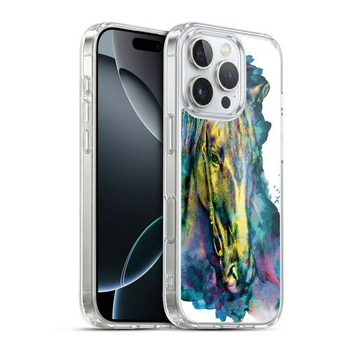 Riza Peker Animals Horse Soft Gel Case for Apple iPhone 16 Pro