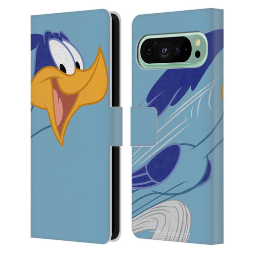 Looney Tunes Characters Road Runner Leather Book Wallet Case Cover For Google Pixel 9 Pro XL