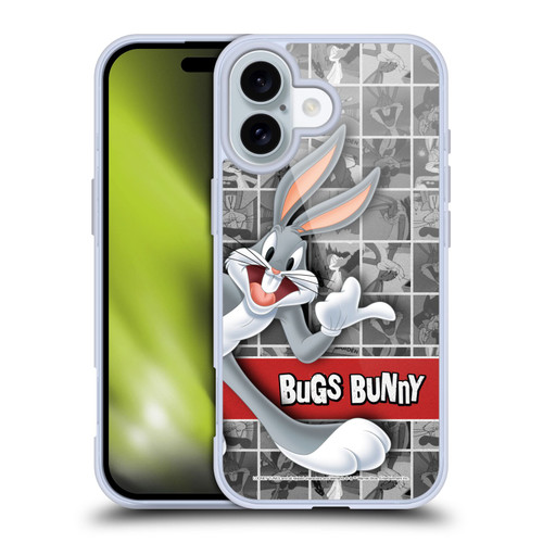 Looney Tunes Bugs Bunny Tiles Soft Gel Case for Apple iPhone 16