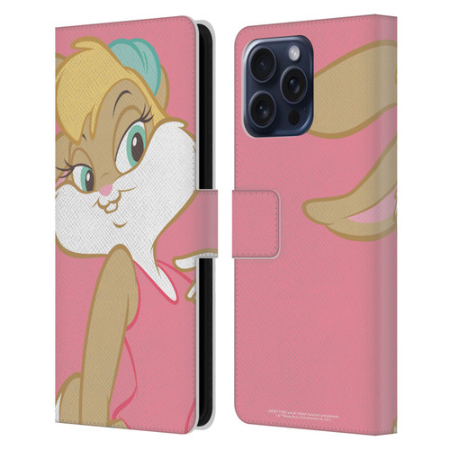Looney Tunes Characters Lola Bunny Leather Book Wallet Case Cover For Apple iPhone 16 Pro Max