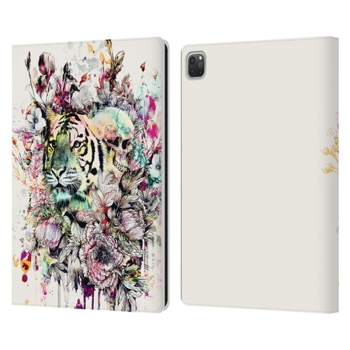 Riza Peker Animals Tiger Leather Book Wallet Case Cover For Apple iPad Pro 13 M4 2024