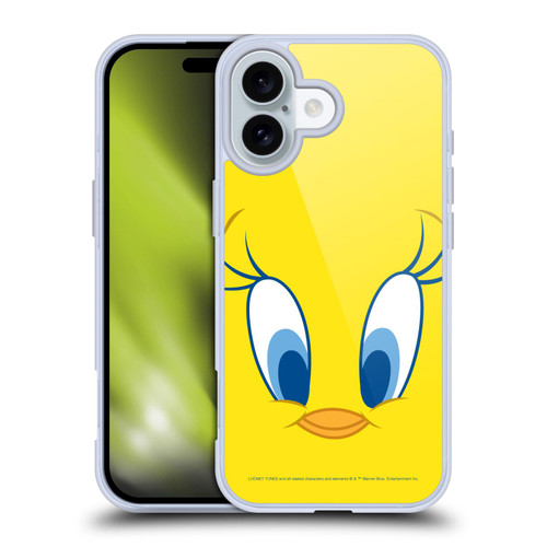 Looney Tunes Full Face Tweety Soft Gel Case for Apple iPhone 16