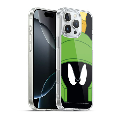Looney Tunes Full Face Marvin The Martian Soft Gel Case for Apple iPhone 16 Pro Max & MagSafe