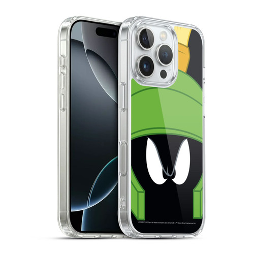 Looney Tunes Full Face Marvin The Martian Soft Gel Case for Apple iPhone 16 Pro