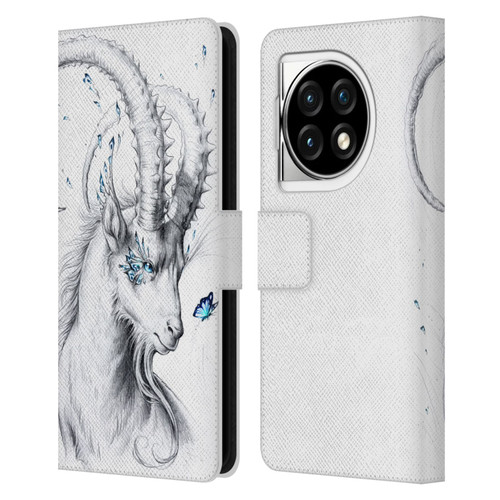 Jonas "JoJoesArt" Jödicke Wildlife Capricorn Leather Book Wallet Case Cover For OPPO OnePlus Ace 3 5G