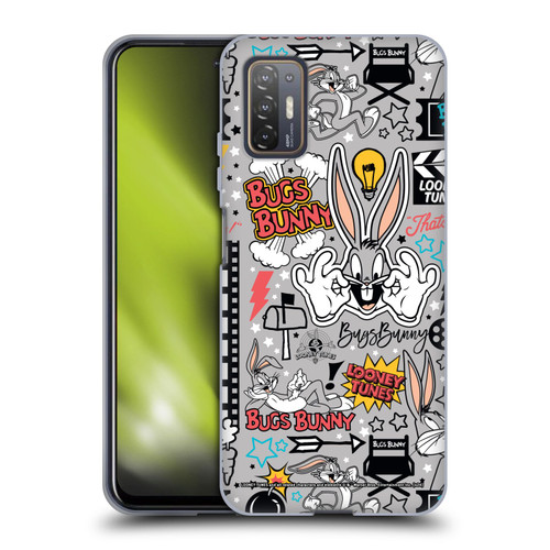 Looney Tunes Graphics and Characters Bugs Bunny Soft Gel Case for HTC Desire 21 Pro 5G
