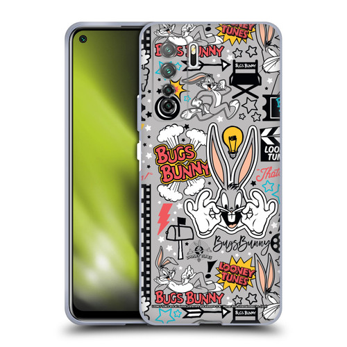 Looney Tunes Graphics and Characters Bugs Bunny Soft Gel Case for Huawei Nova 7 SE/P40 Lite 5G