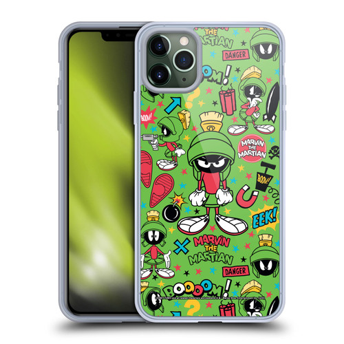 Looney Tunes Graphics and Characters Marvin The Martian Soft Gel Case for Apple iPhone 11 Pro Max & MagSafe