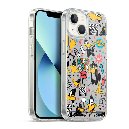 Looney Tunes Graphics and Characters Daffy Duck Soft Gel Case for Apple iPhone 13