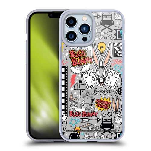 Looney Tunes Graphics and Characters Bugs Bunny Soft Gel Case for Apple iPhone 13 Pro Max & MagSafe