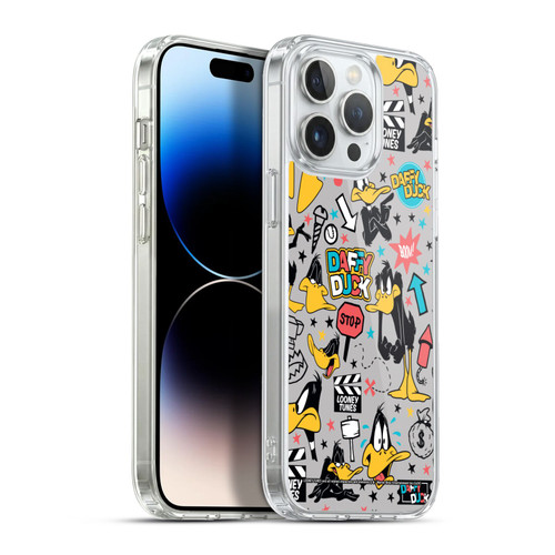 Looney Tunes Graphics and Characters Daffy Duck Soft Gel Case for Apple iPhone 13 Pro Max & MagSafe