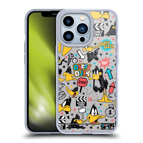 Looney Tunes Graphics and Characters Daffy Duck Soft Gel Case for Apple iPhone 13 Pro & MagSafe